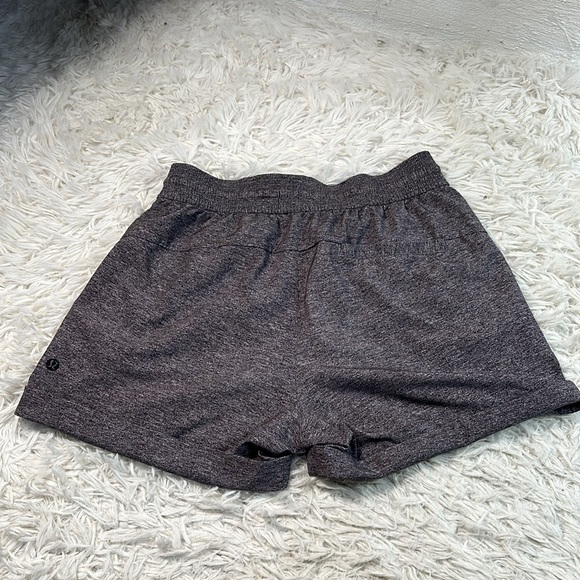 Lululemon Spring Break Away Short *4-way Stretch 3" Heather Lux Multi Black - Picture 3 of 5